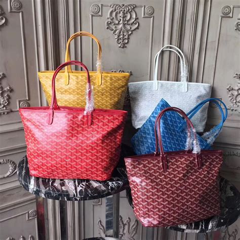 goyard tote zipper|goyard totes silver dollar.